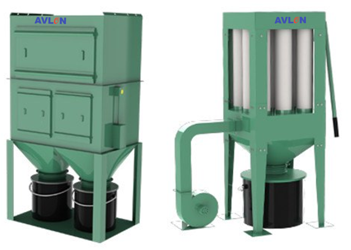 FILTER BAG-TYPE DUST COLLECTOR
