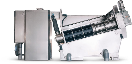 SLUDGE DEWATERING MACHINE – SCREW PRESS FILTER