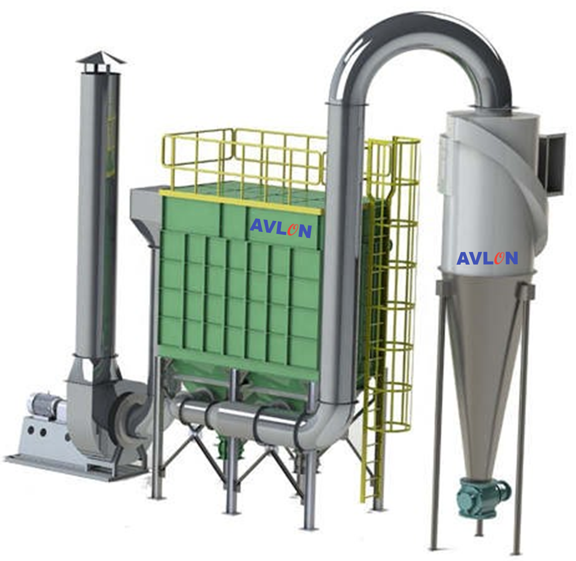 FILTER BAG-TYPE DUST COLLECTOR
