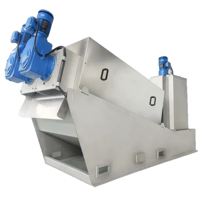 SLUDGE DEWATERING MACHINE – SCREW PRESS FILTER