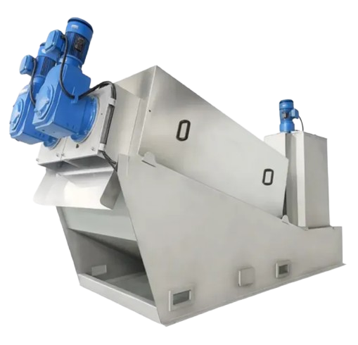 SLUDGE DEWATERING MACHINE – SCREW PRESS FILTER