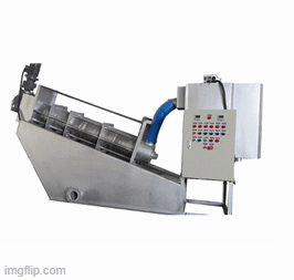 SLUDGE DEWATERING MACHINE – SCREW PRESS FILTER